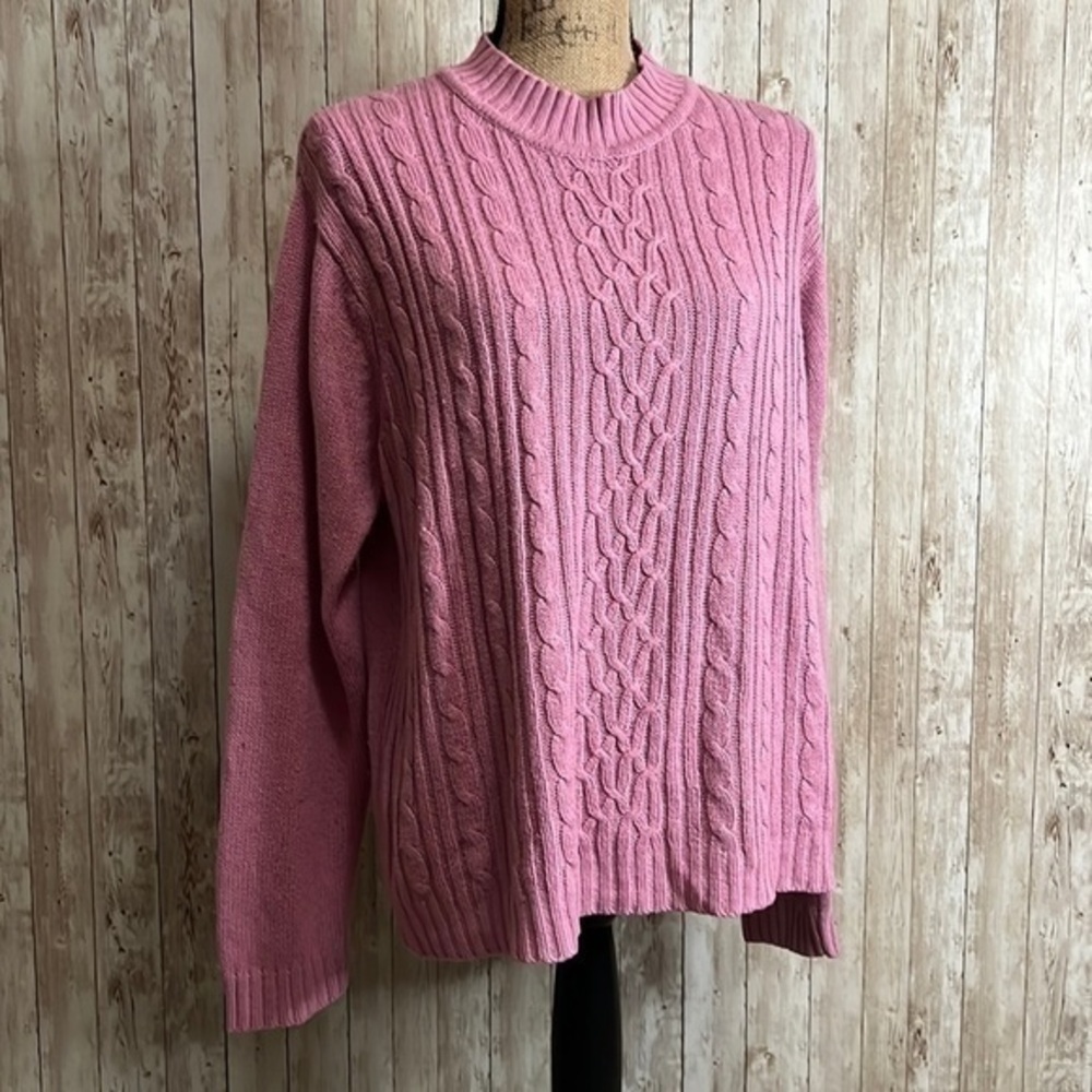 Haband Pink Knit Sweater